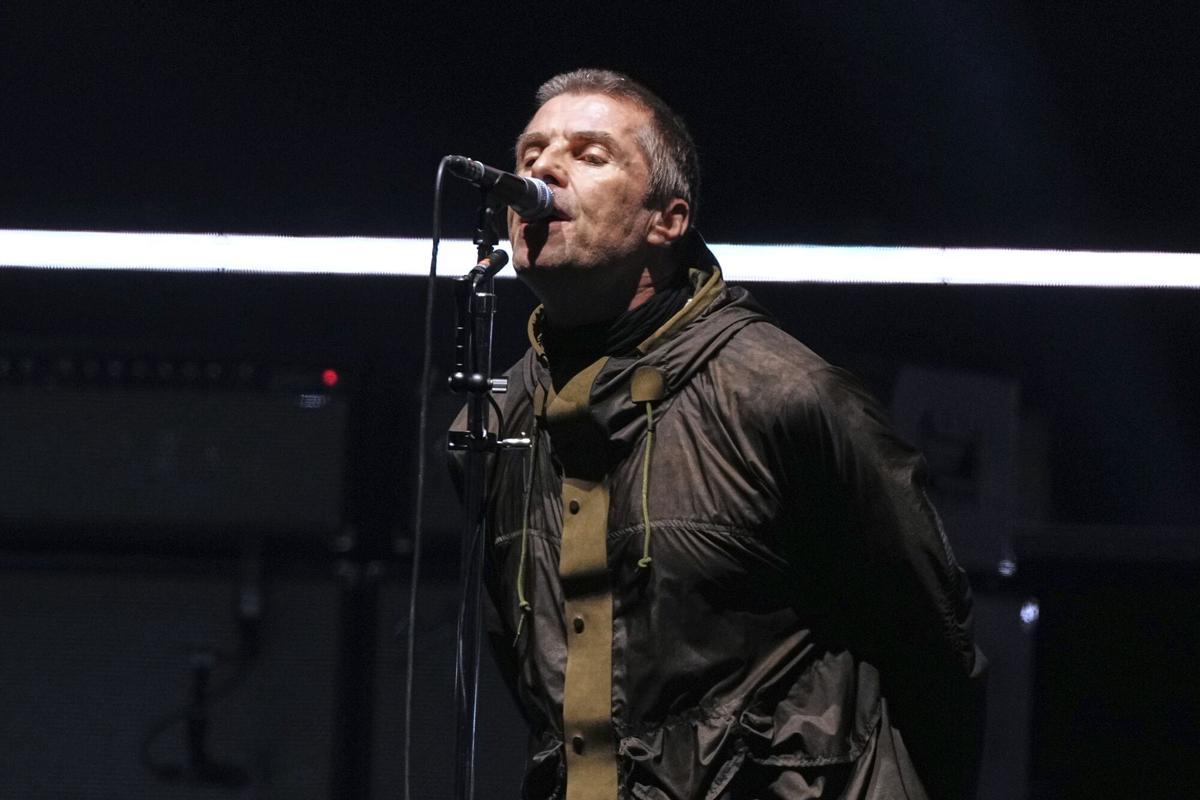 Liam Gallagher en el concierto celebrado en Cardiff.