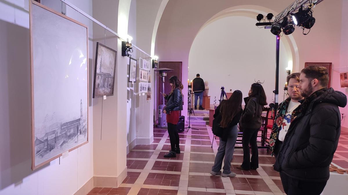 Las obras se pueden apreciar hasta el domingo en la iglesia de San Andrés.