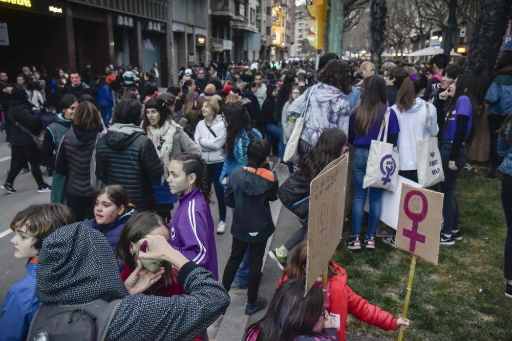 Manifestació feminista del 8M a Manresa