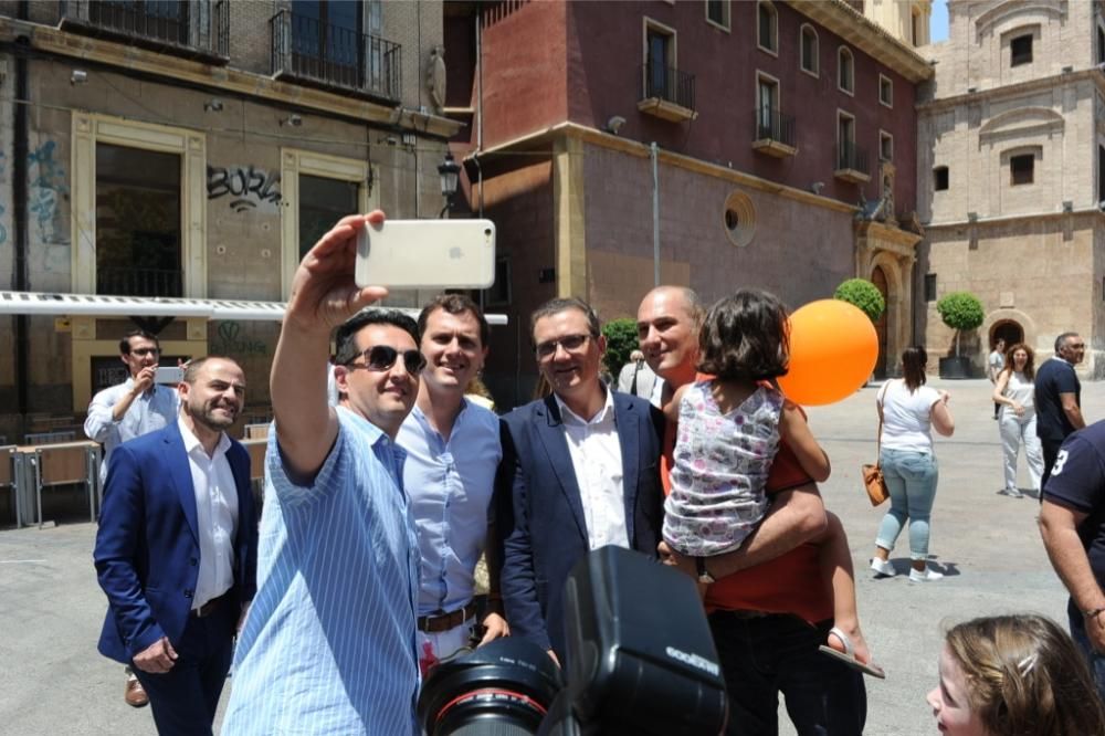 Albert Rivera visita Murcia y Los Alcázares