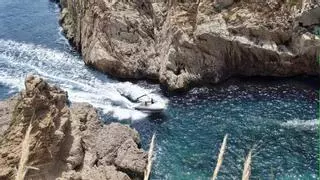 El "freu" de Ambolo en Xàbia, un peligroso coladero de barcas