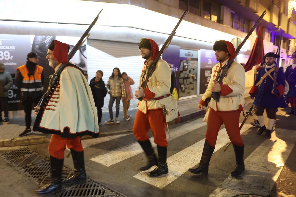 Fotos de la marcha cívica y el congreso de recreación histórica en Vila-real