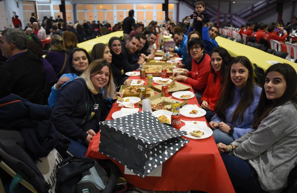 Sopar de colles multitudinario