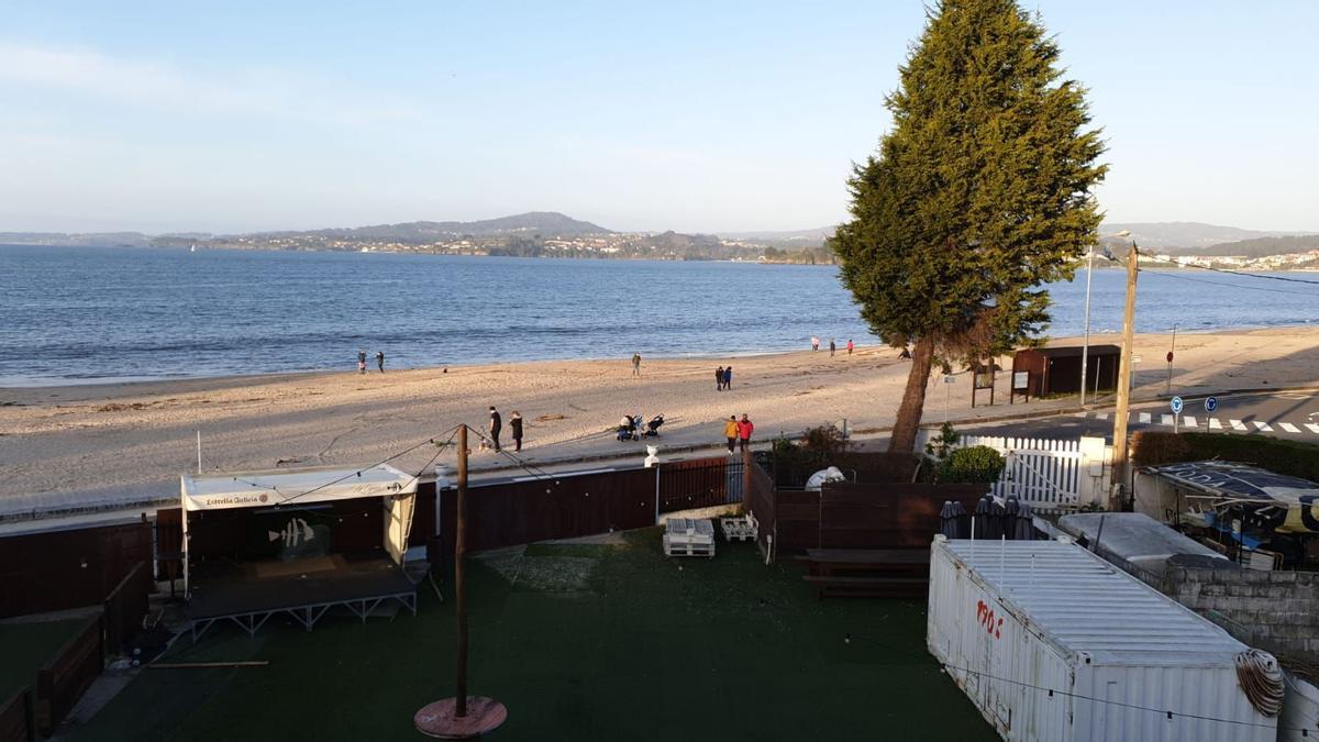 Vista de la playa de Gandarío.