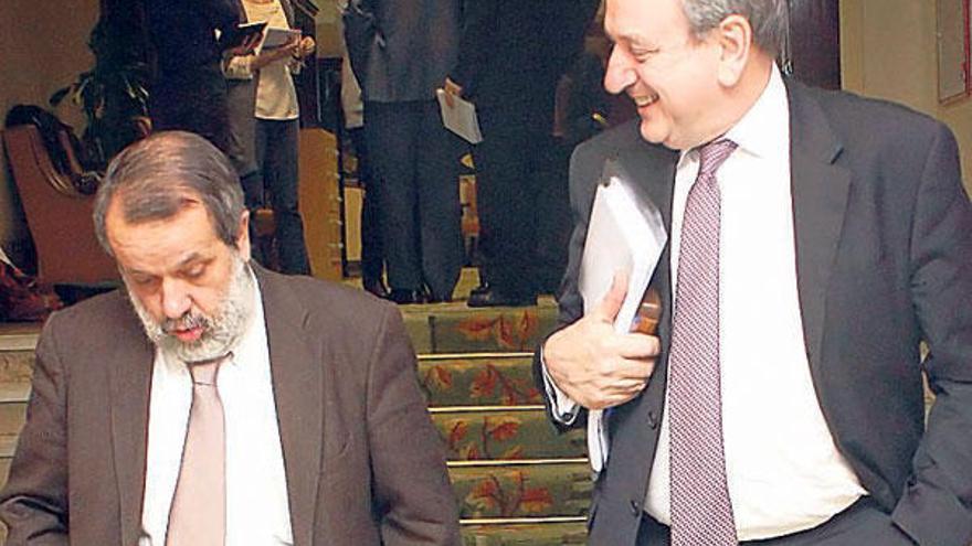 Javier Aríztegui, a la derecha, con Francisco F. Marugán. // Modem Press