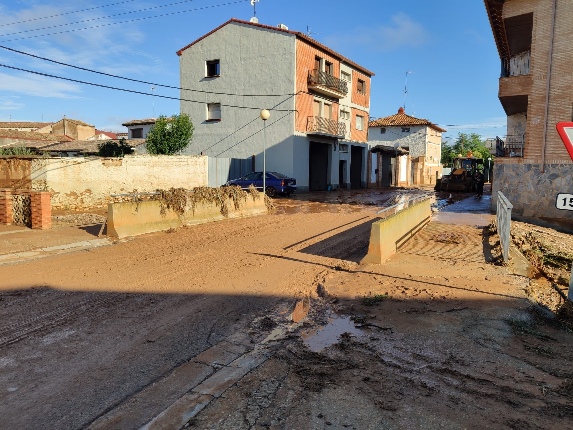 Cariñena amanece tras el paso de la DANA