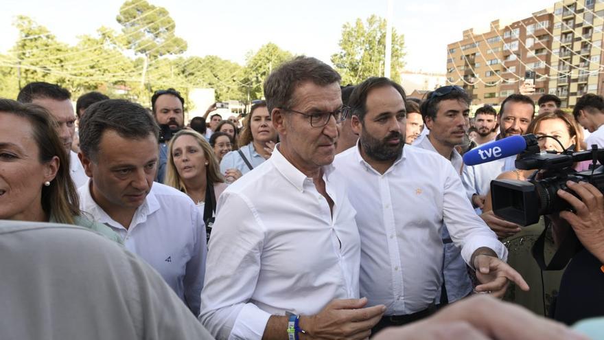 Feijóo abre a la sociedad civil el acto del PP para capitalizar el malestar contra la amnistía