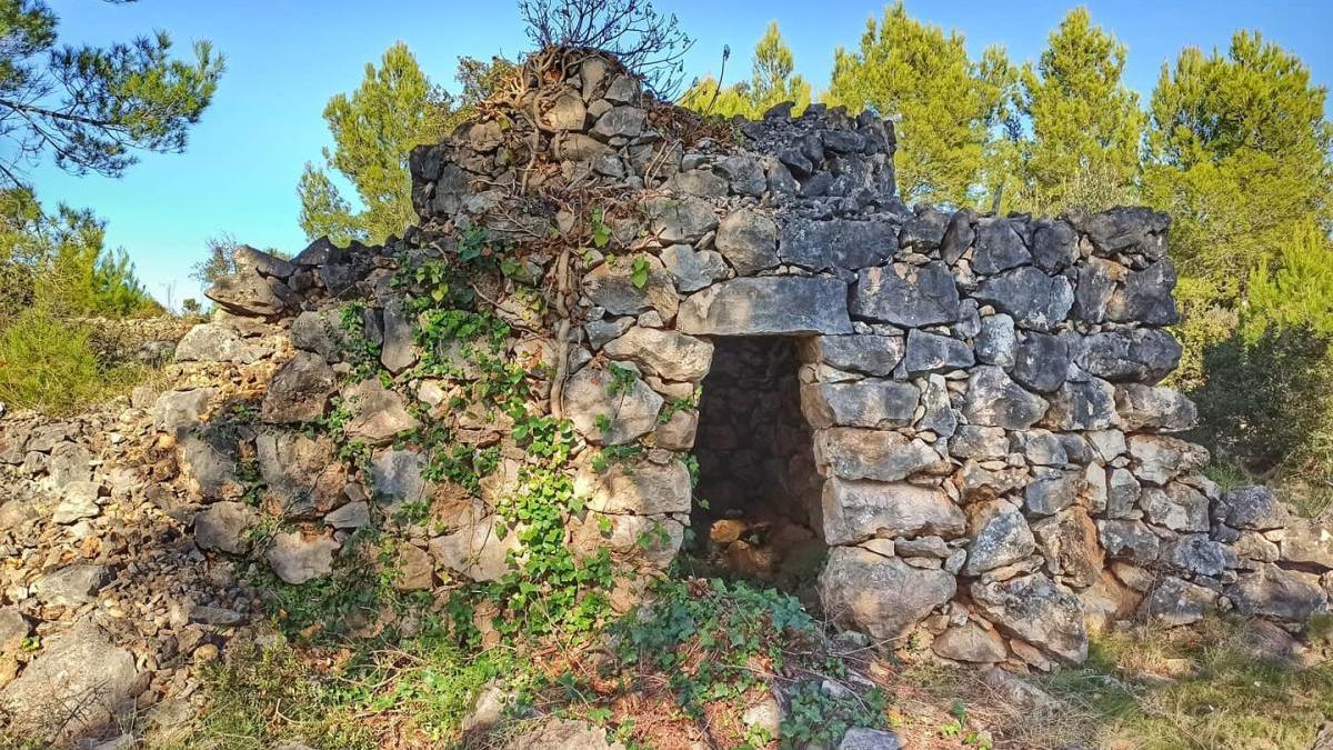 Una barraca de pedra seca de Vilanant.