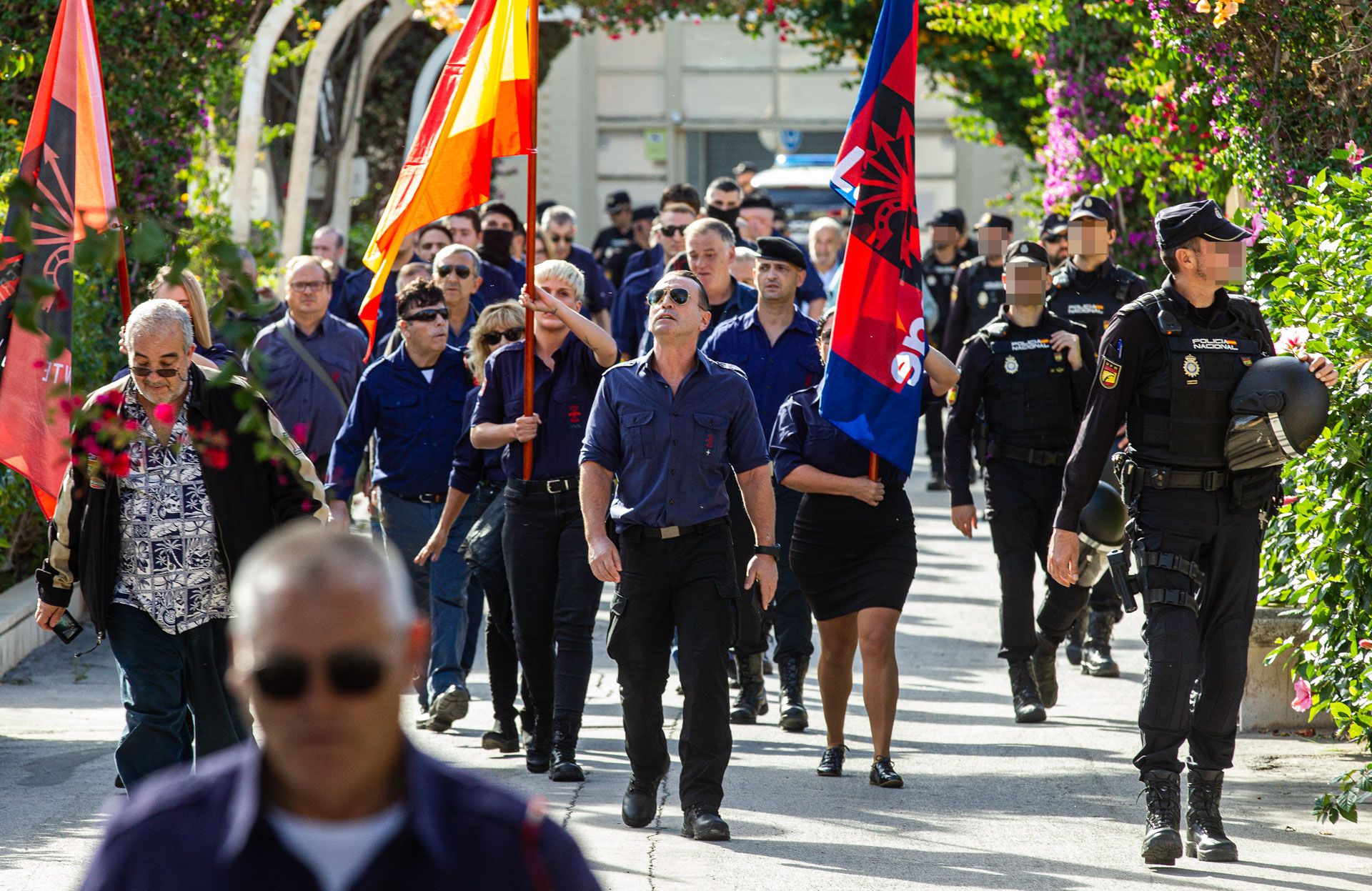 La Falange realiza su homenaje a Primo de Rivera en Alicante