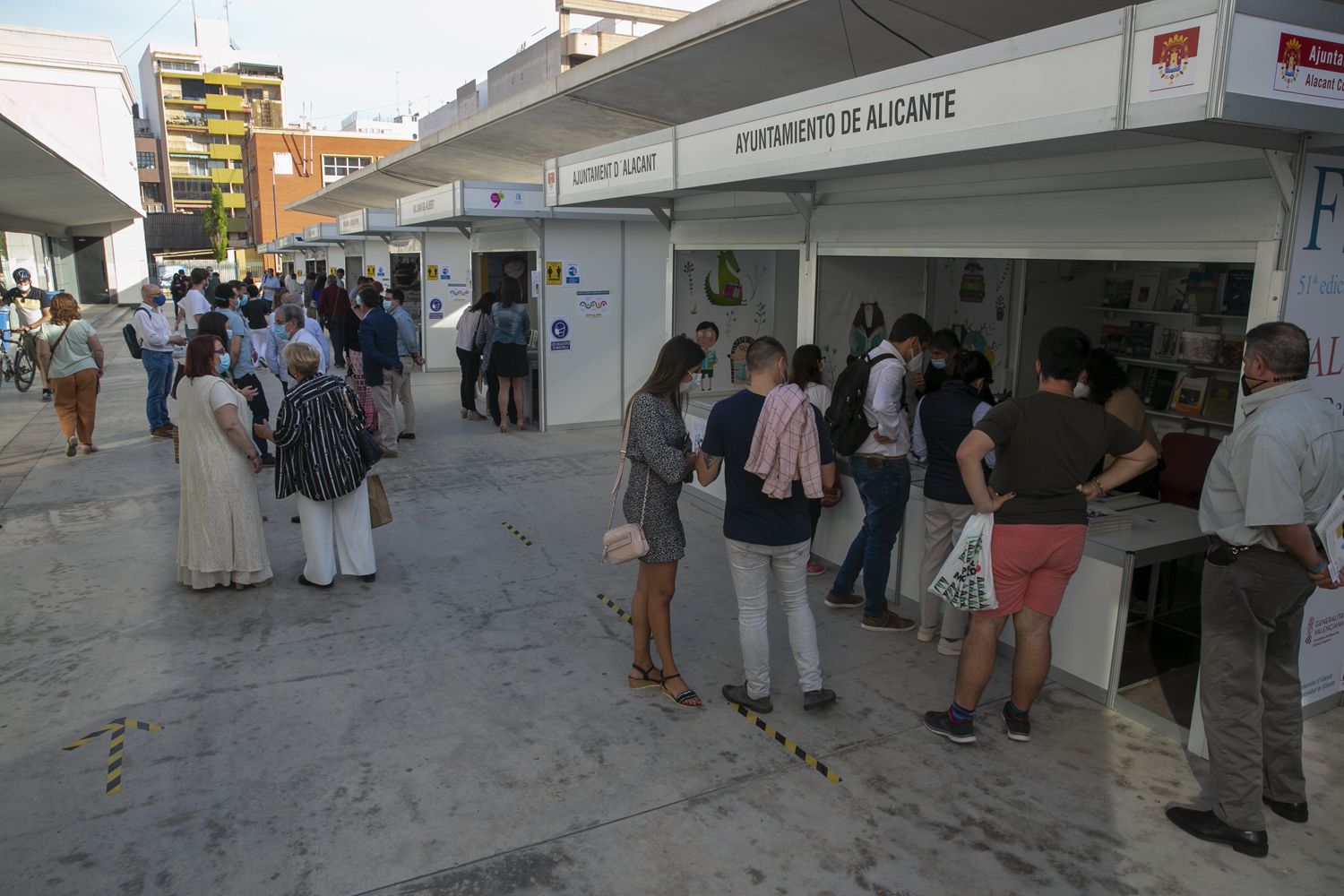 Inauguración de la Feria del Libro de Alicante