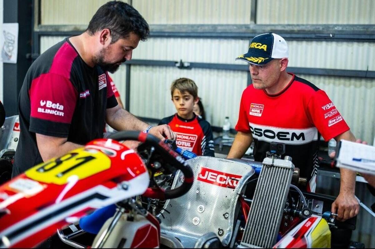 Marc Cruz, pilot manresà de kart de només 10 anys
