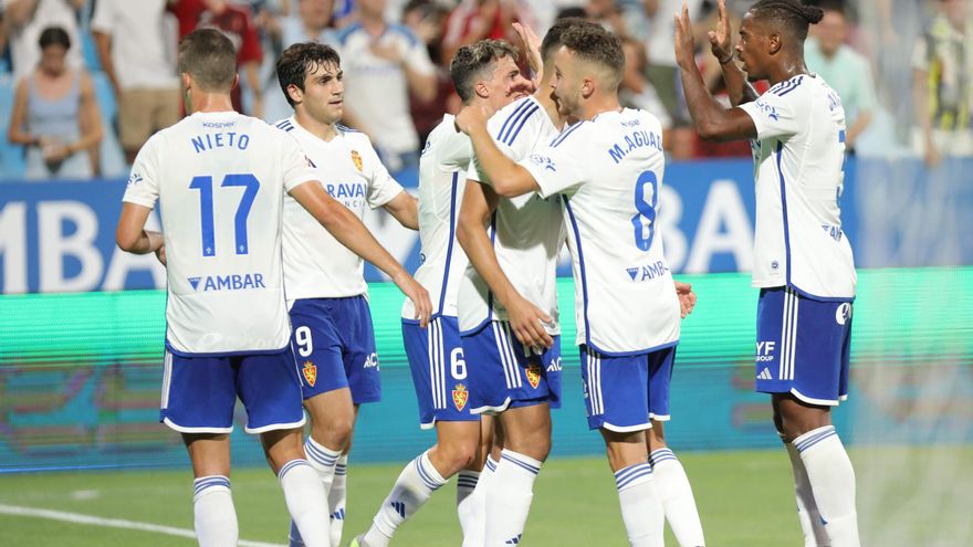 El Real Zaragoza, en puestos de ‘playoff’ tres años después