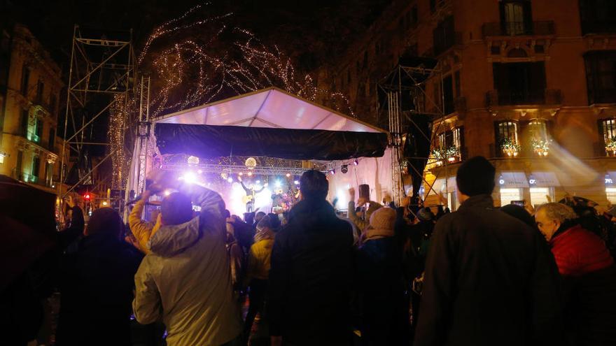 La borrasca Gloria estropea la Revetla de Sant Sebastià