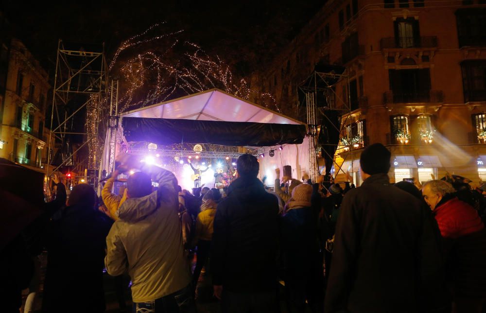 La borrasca Gloria estropea la Revetla de Sant Sebastià