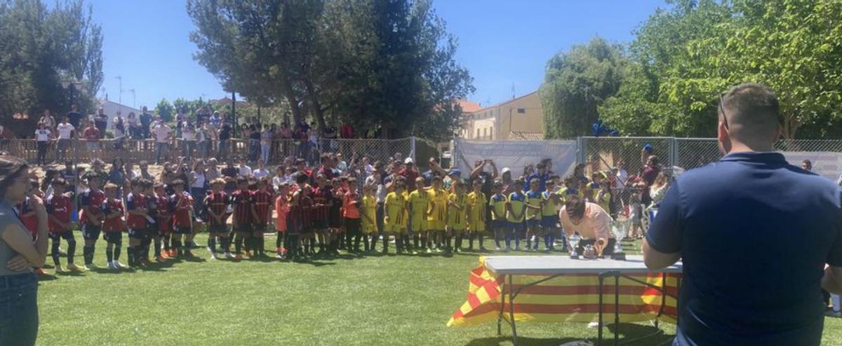 Cinco equipos compitieron en el I Torneo Alevín Villa de Novillas. | SERVICIO ESPECIAL