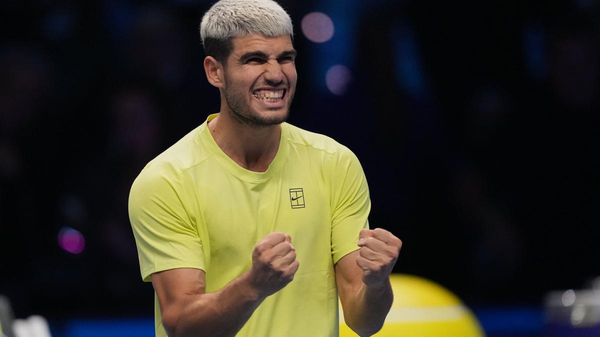 ATP Finals: Carlos Alcaraz - Felix Auger-Aliassime, en imágenes.