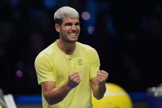 ATP Finals: Carlos Alcaraz - Felix Auger-Aliassime, en imágenes
