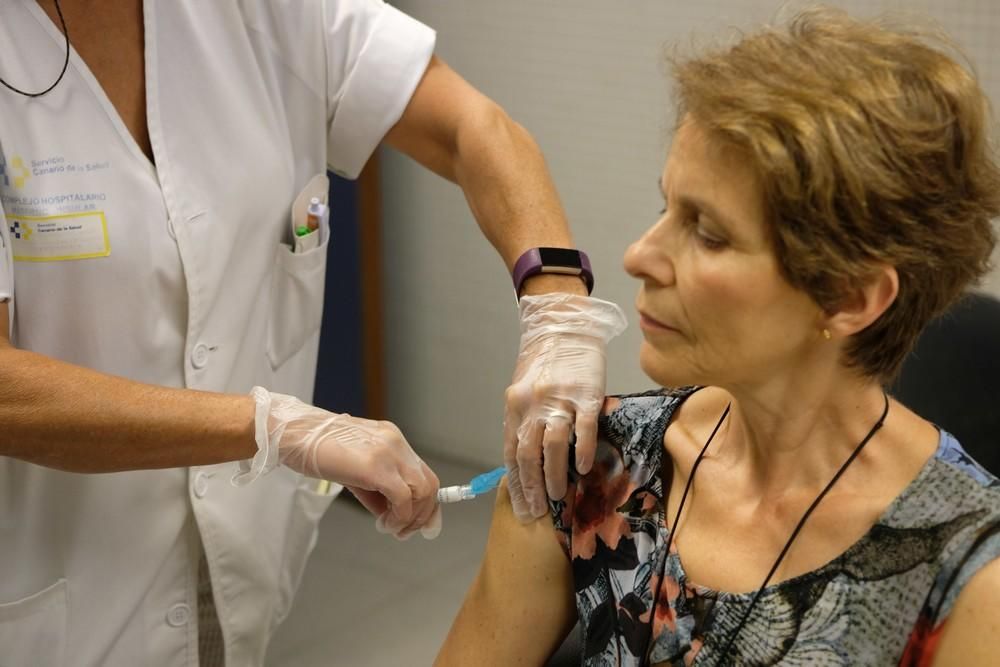 Comienza en Canarias la campaña de vacunación de la gripe 2019