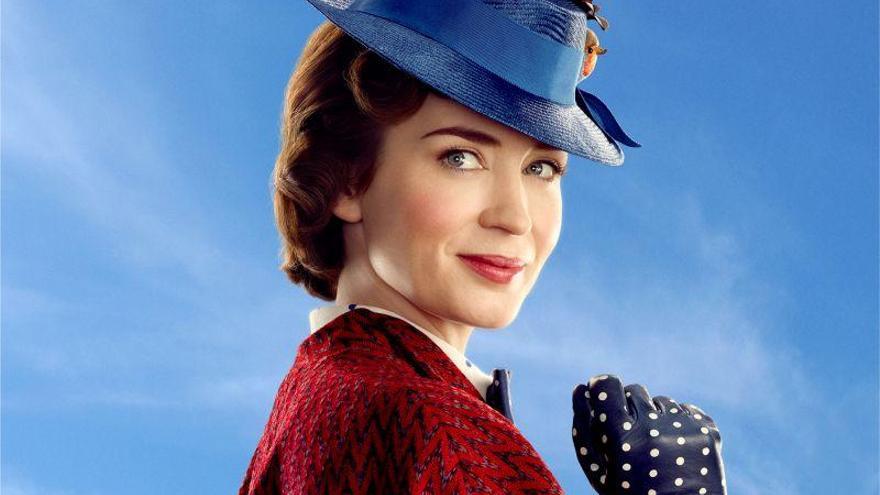 Emily Blunt da vida a la nueva Mary Poppins.