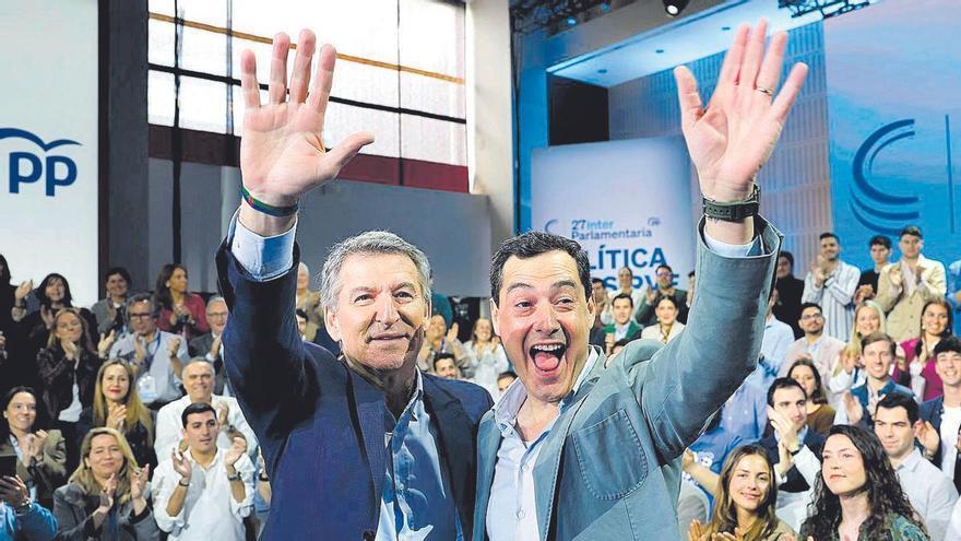 Juanma Moreno da manos libres a Feijóo y ordena no confrontar con Ayuso: &quot;Cabemos todos&quot;
