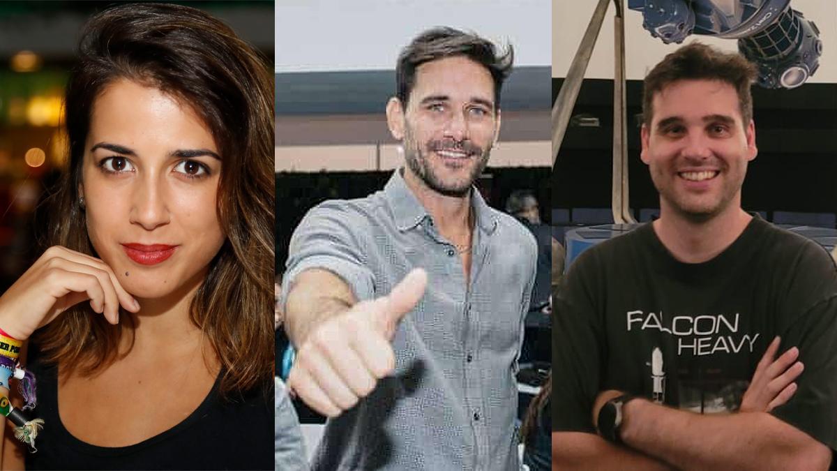 Rocío Vidal, Javier Santaolalla y Josep Calatayud.