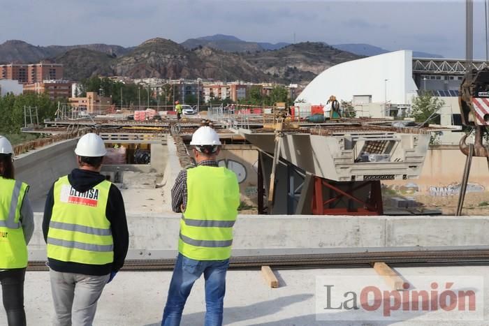 El nuevo puente en Lorca, a punto de terminar