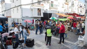 Una de las localizaciones donde Richard Gere rueda ’MotherFatherSon’ en Sevilla.