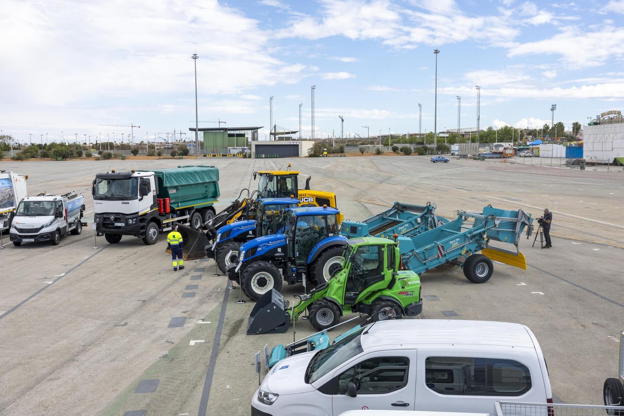 Nueva flota de vehículos de recogida de basuras de Torrevieja