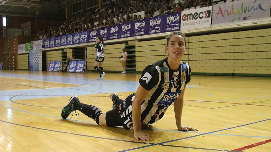 Emma Boada, en Carranque, en el partido del martes ante el Bera Bera.