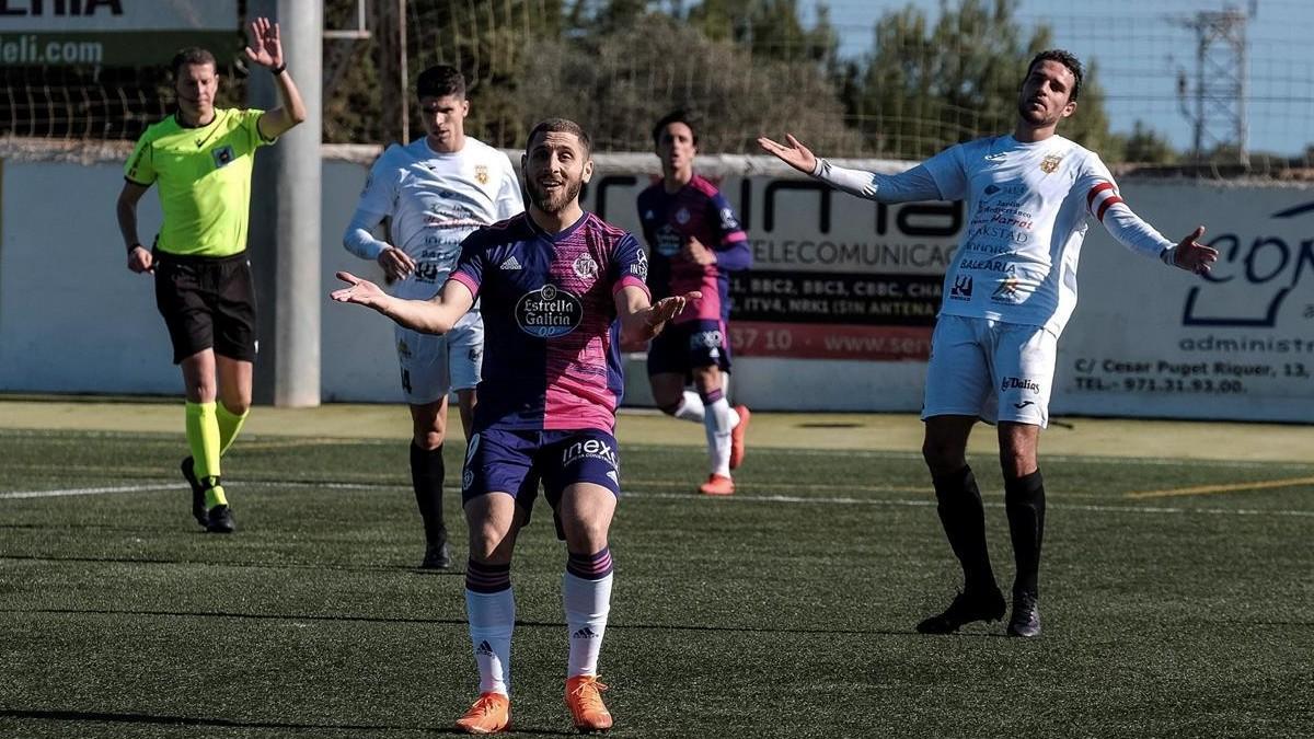 Imagen del Penya Santa Eulària-Valladolid que ha desatado la polémica