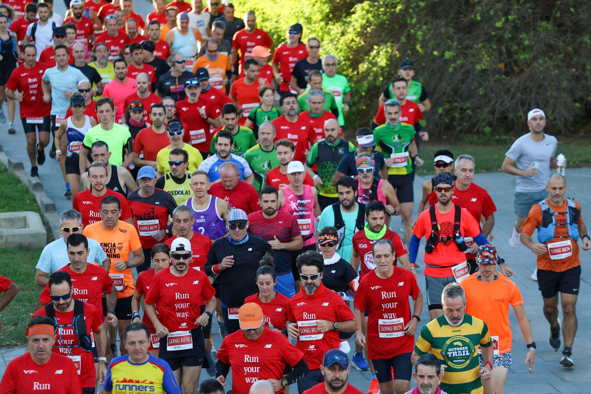 Entrenamiento long Run New Balance previo a la Maratón de Valencia