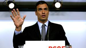 S’han acabat els greuges, els fronts, els monòlegs i l’encreuament de retrets, ha afegit el líder del PSOE.