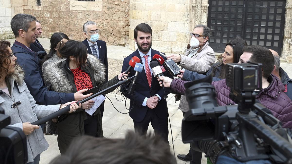 García-Gallardo, ayer en Burgos.