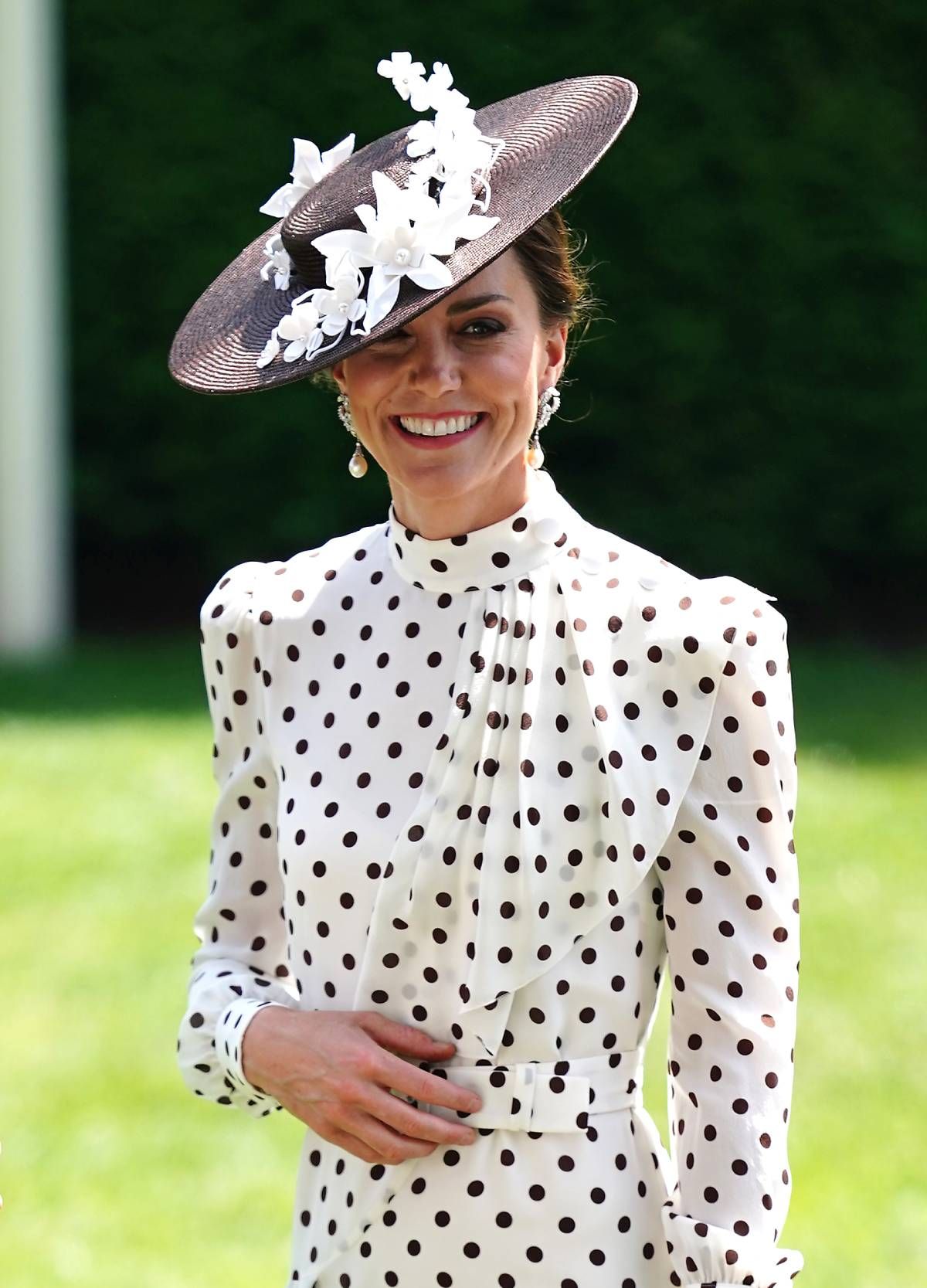 Kate Middleton, de lunares en Ascot