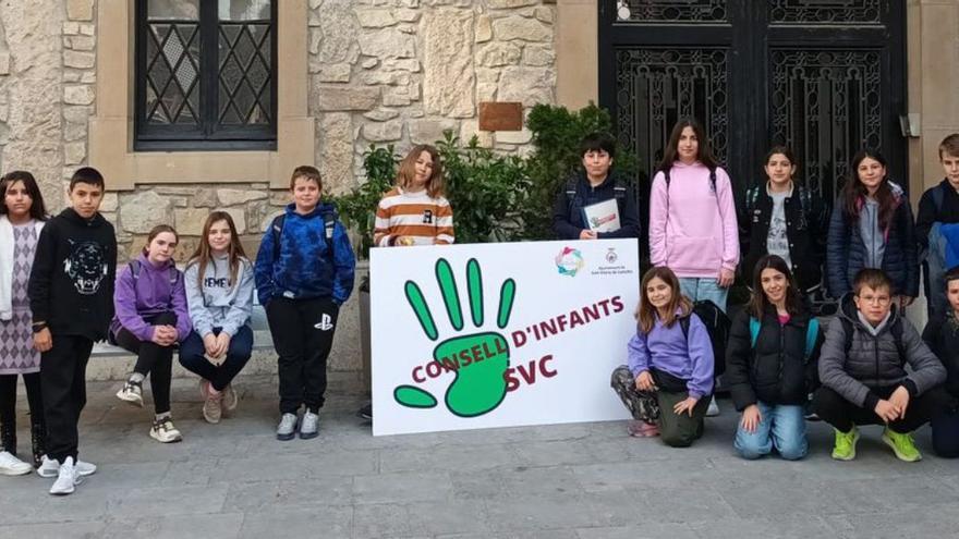 El Consell d’Infants de Sant Vicenç  debat sobre la convivència escolar