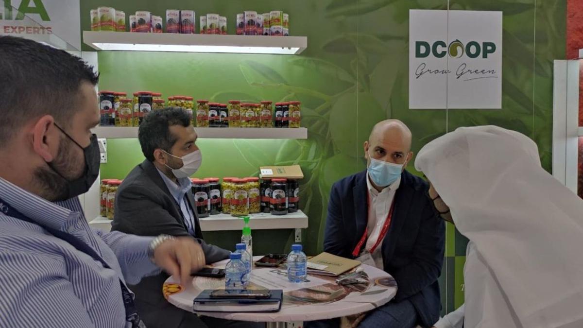 Una imagen de la feria Gulfood de este año, donde participó el grupo agroalimentario Dcoop. | L. O.