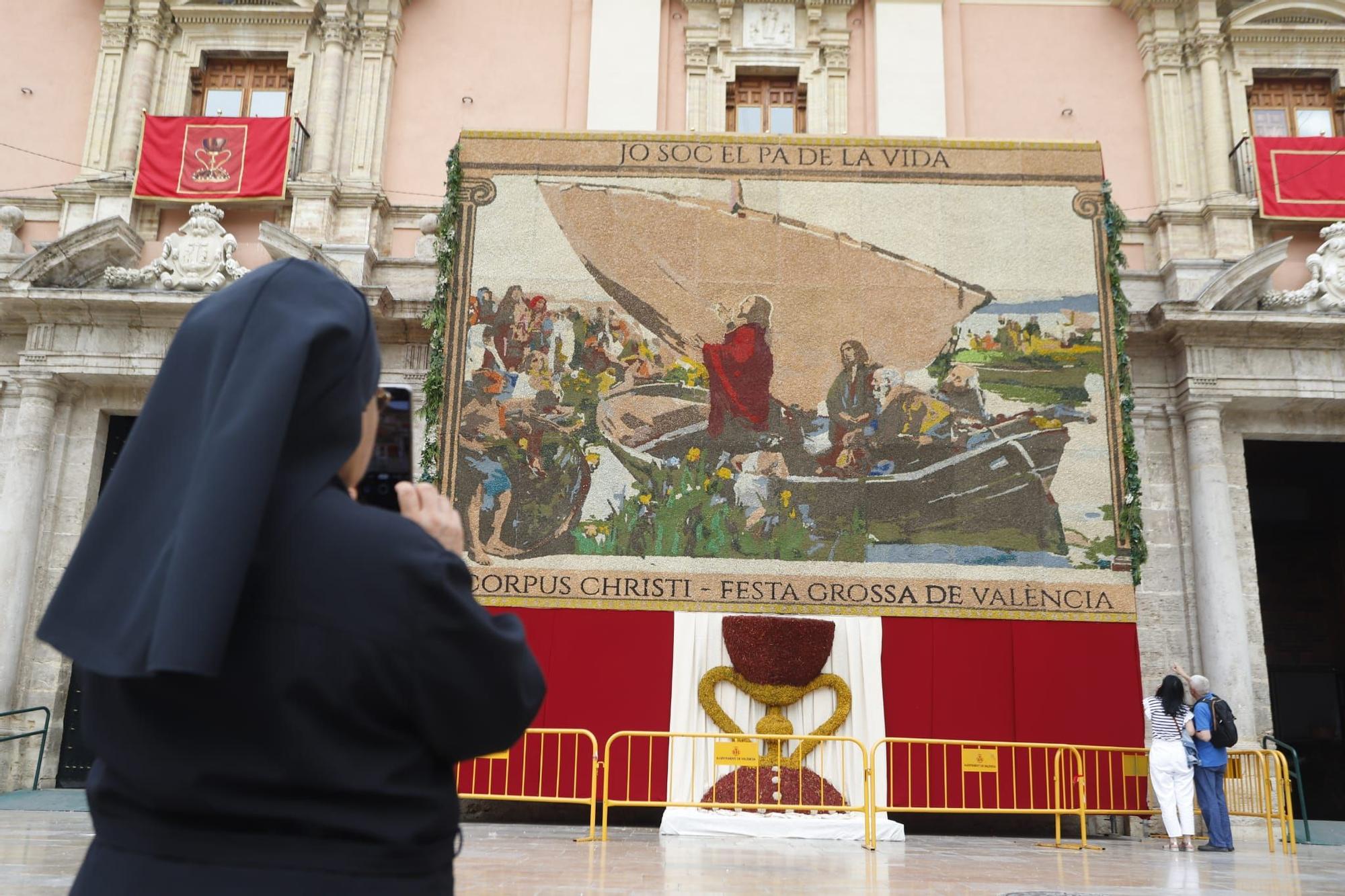 El tapiz del Corpus de València "de Sorolla", al detalle