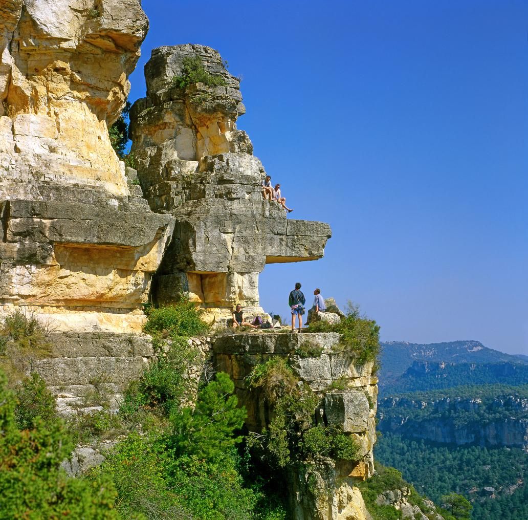 La escalada es un deporte popilar alrededor de Prades.