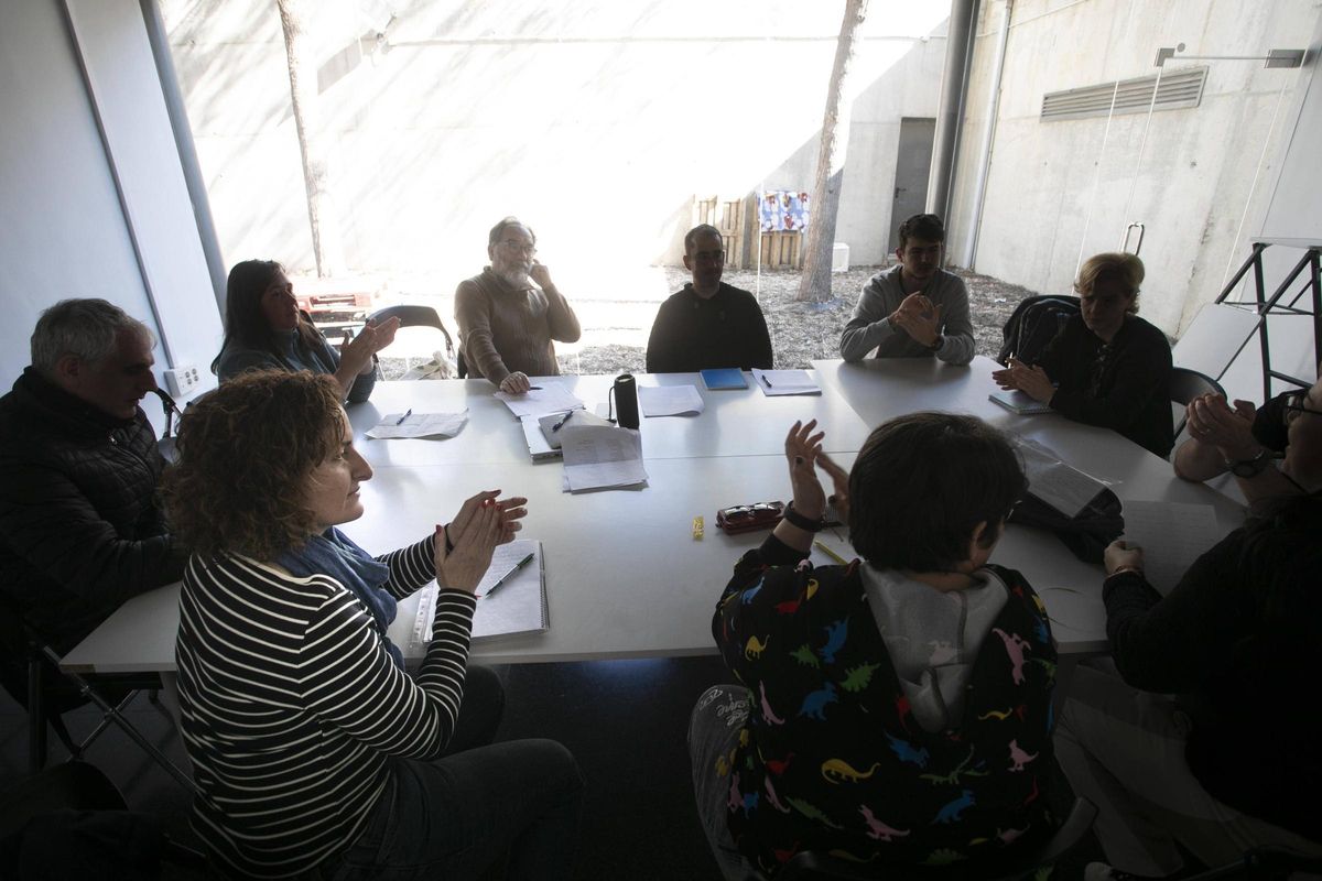 Sesión de encuentro Teatro Inclusivo Aprosam 2025.