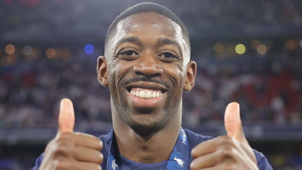 Dembélé, tras conseguir la Champions League