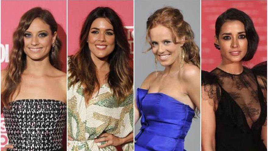 Las chicas de moda de la televisión.