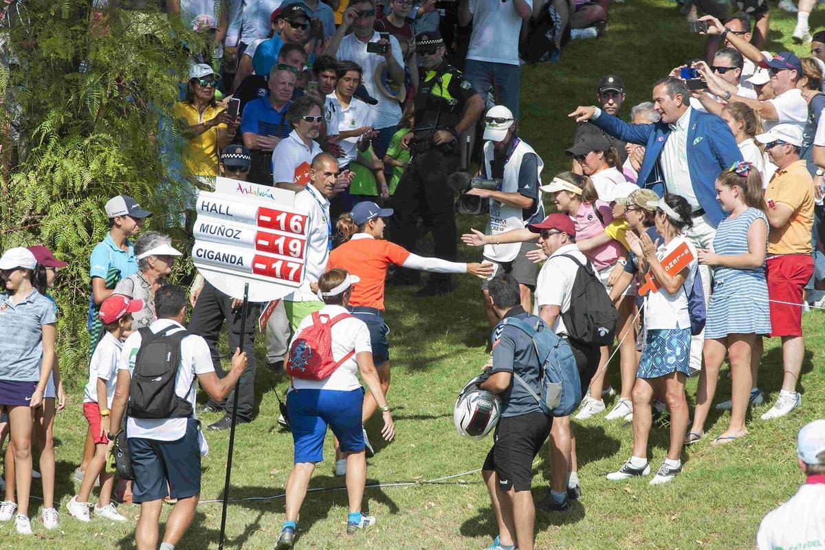 Azahara Muñoz se llevó la victoria en 2027 y quiere volver a ganar el Open de España