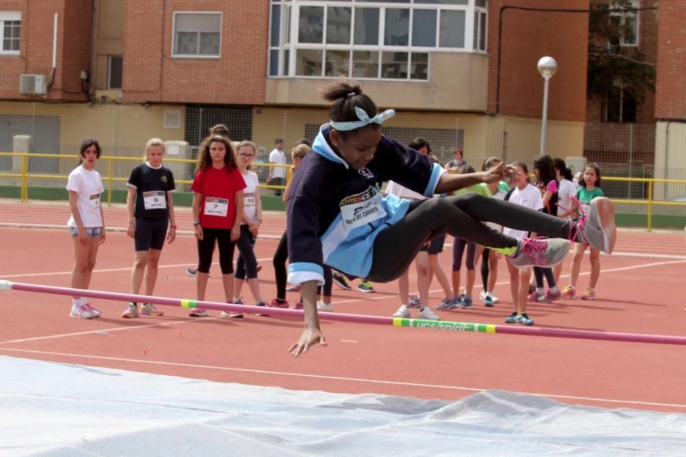 Competición escolar de Atletismo en Cartagena