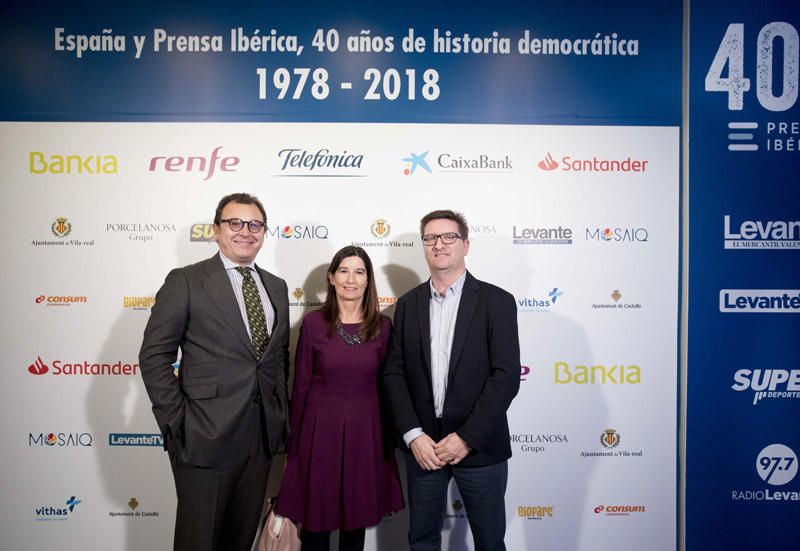 Photocall de la gala del 40 aniversario de Prensa Ibérica en Levante-EMV