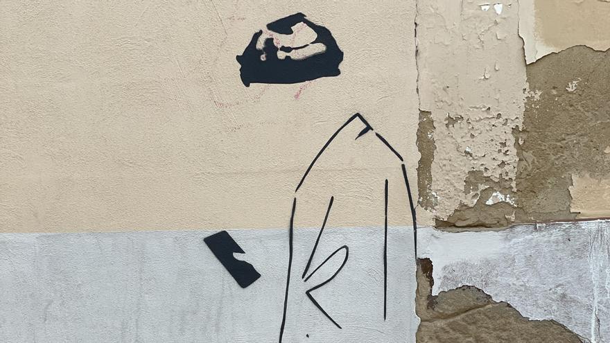 Banksy lässt grüßen: Dieses Werk könnte man  tatsächlich dem mysteriösen Künstler zuschreiben.