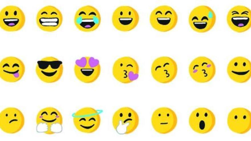 Els «emojis» més i menys usats pels usuaris