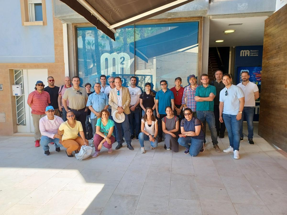 Visita del alumnado de la UA al Museo de Aguas de Alicante.