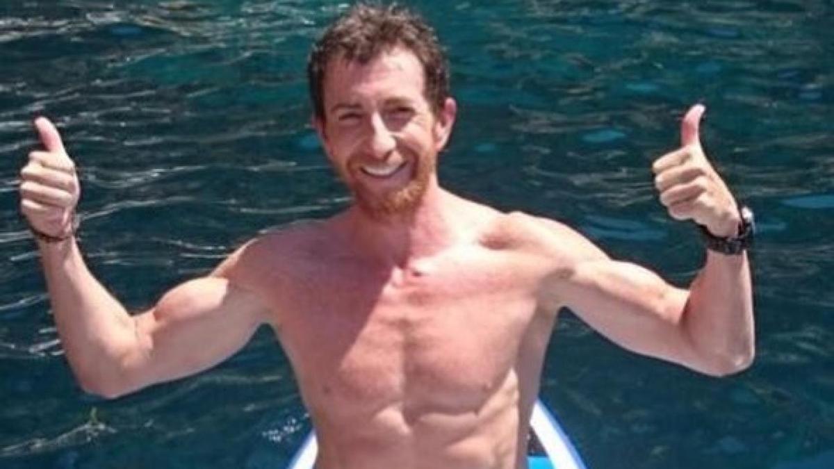 Pablo Motos durante unas vacaciones en Xàbia.