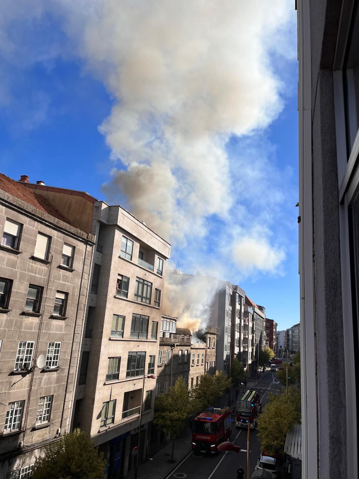 Así fue el incendio que calcinó una vivienda en Sanjurjo Badía