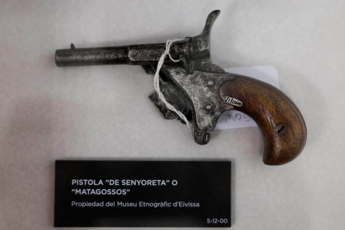Pistola ibicenca de 'senyoreta' o 'matagossos'